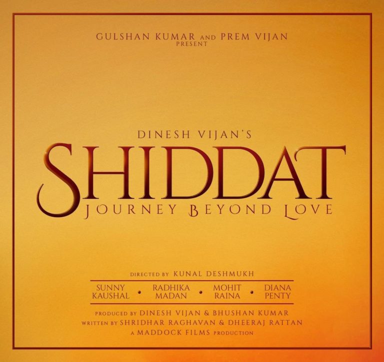 Shiddat – Journey Beyond Love Film Poster